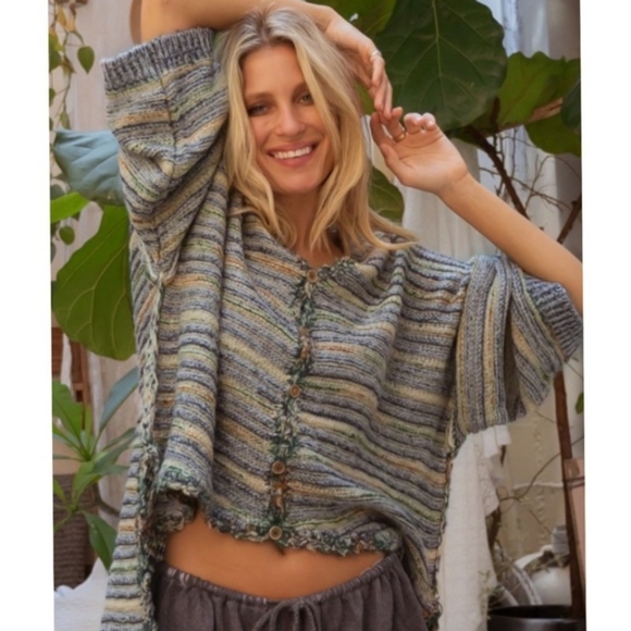 🐑POL Clothing Hi Lo Oversized Lounging Sweater - Picture 1 of 16